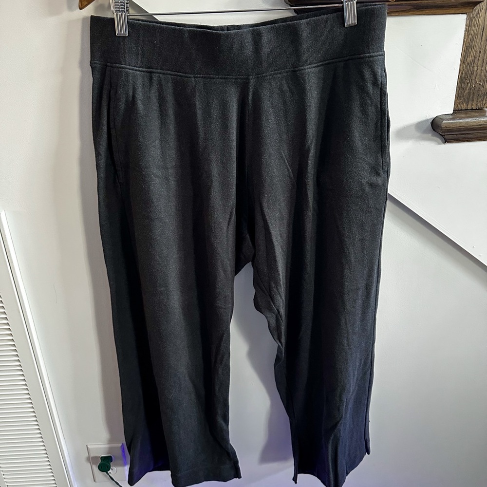 Pact Women’s Organic Cotton Cropped Wide Leg Airplane   Pant